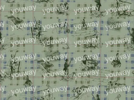 怀旧格纹织章os10032