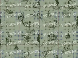 怀旧格纹织章os10032