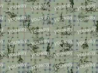 怀旧格纹织章os10032