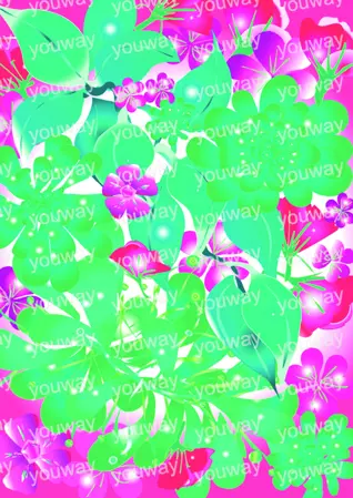 page015-抽象色彩花卉图