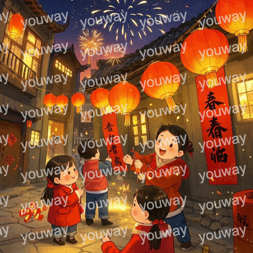 岁朝吉庆-春节元素-cj04